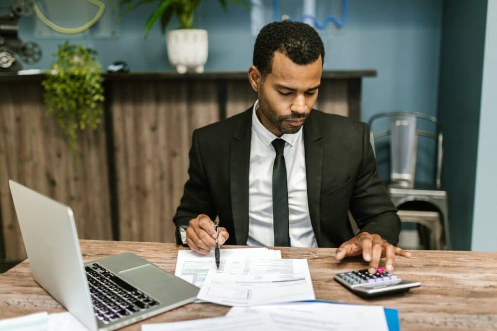 Accountant Working
