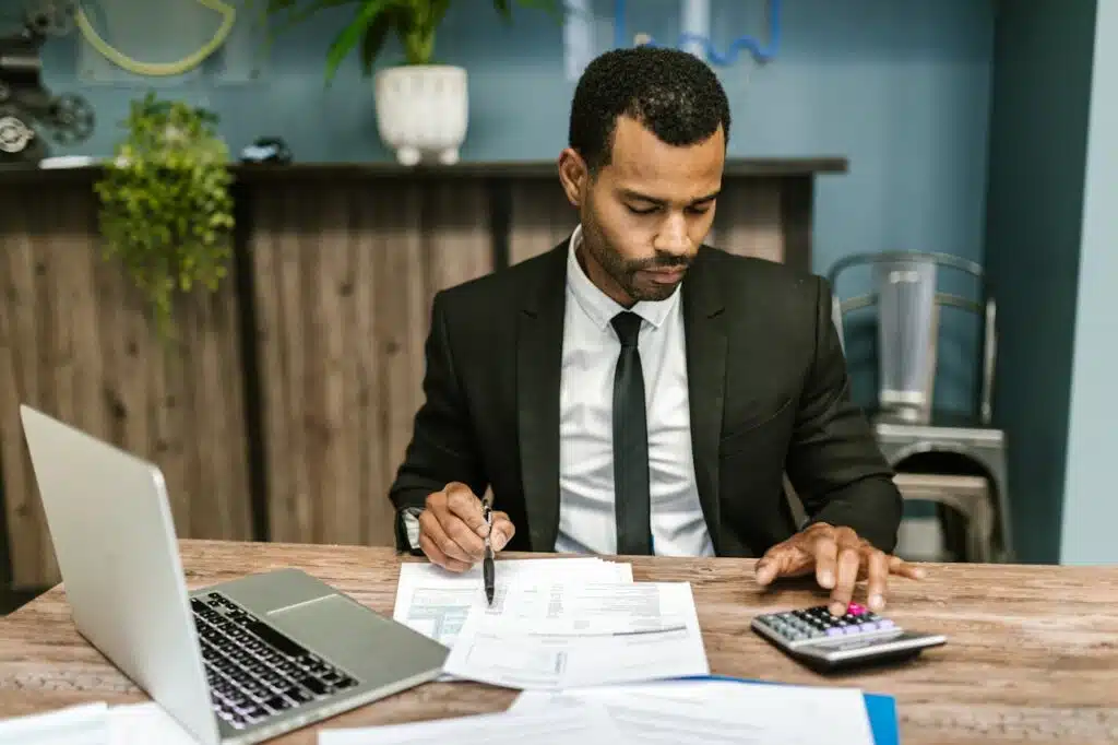Accountant Working